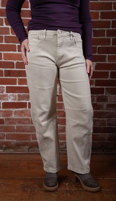 Barrel Leg Colored Jeans