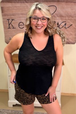 Slub Hacci Knit Tank