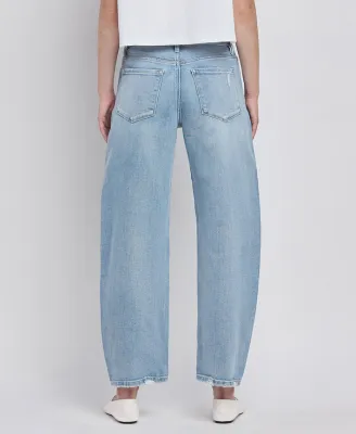 Lovervet Light Wash Barrel Leg Jean