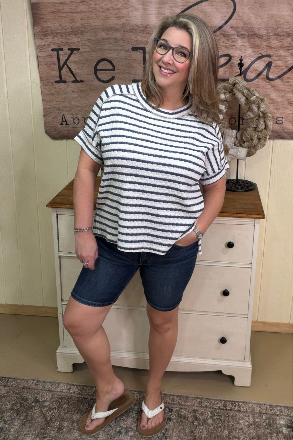 Judy Blue Dark Wash Bermuda Short