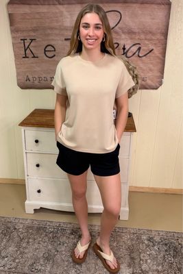 Black Scuba Lounge Shorts