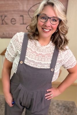 Cream Sheer Flower Lace Ruffled Top