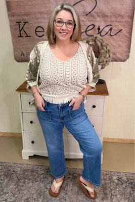 Lovervet Slim Wide Patch Pocket Jean