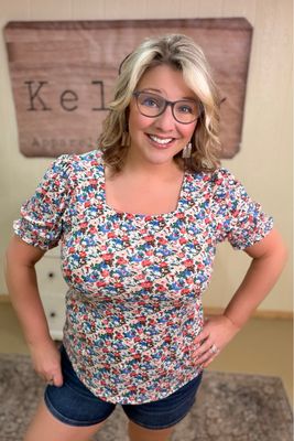 Liberty Ditzy Floral Tee