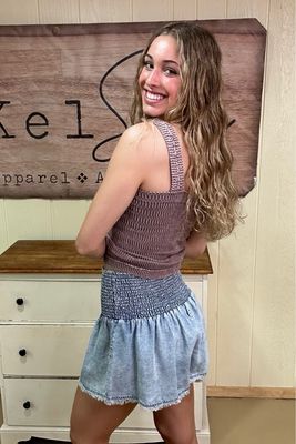 Tencel Wide Leg Shorts