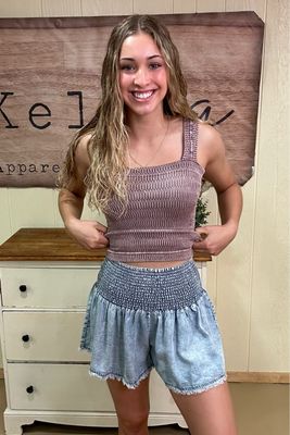 Tencel Wide Leg Shorts
