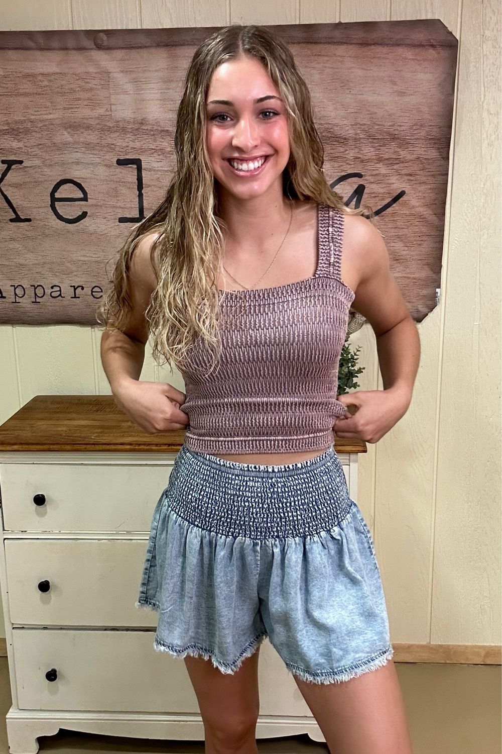 Tencel Wide Leg Shorts