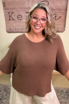 Ultra Soft Ribbed Boxy Sweater