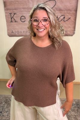 Ultra Soft Ribbed Boxy Sweater