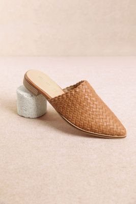 Mi.iM Alice Cognac Woven Mule