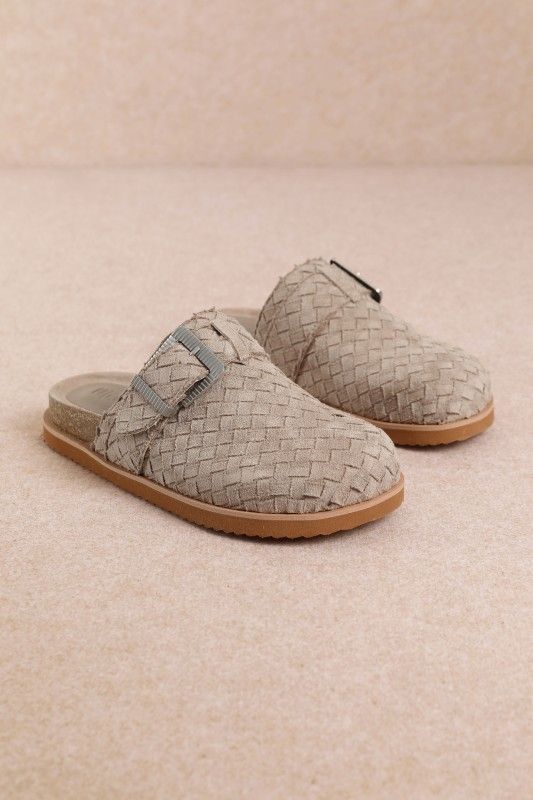 Mi.iM Josephine Grey  Suede Mules