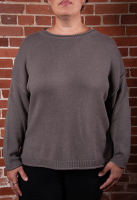 Charcoal Oversized Slouchy Sweater