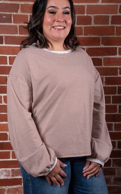 Brick Horizontal Pinstripe Tee