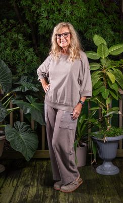 Smokey Grey French Terry Set