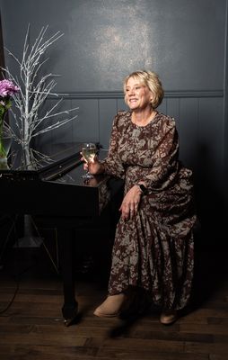 Brown Vintage Floral Maxi Dress