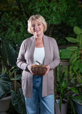 Taupe Micro Waffle Cardigan