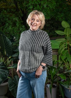 Ribbed Mock Neck Sweater