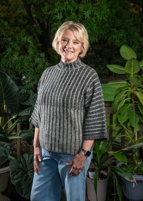 Ribbed Mock Neck Sweater