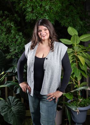 Grey Speckled Sweater Vest