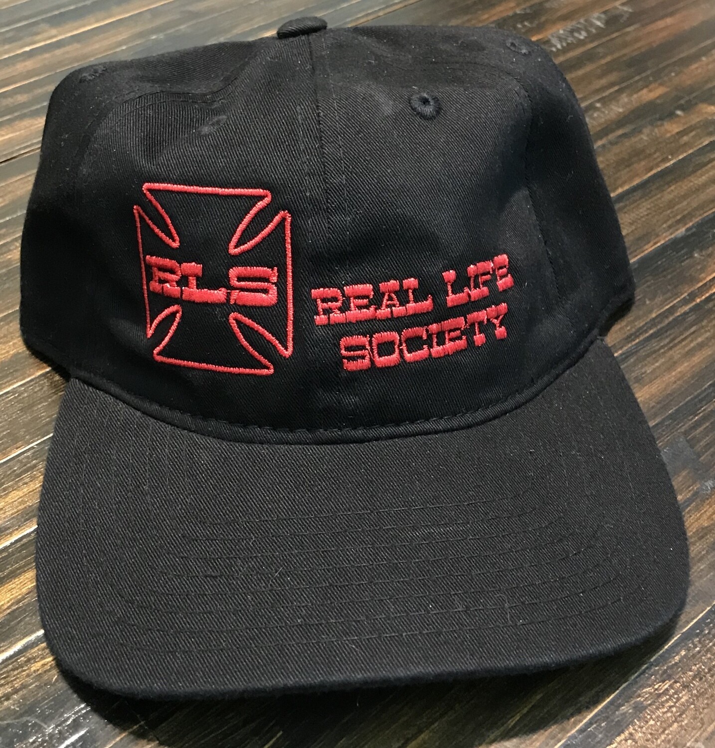 Relaxed Washed Cotton Caps, Black