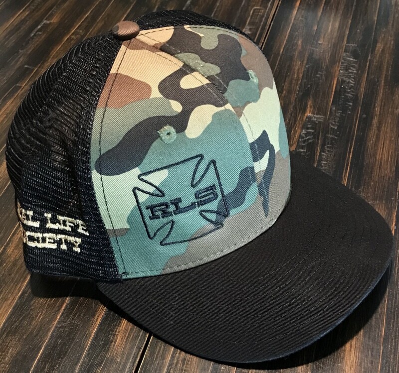 Cotton Curve Billl Trucker, Blk/Urb/Blk
