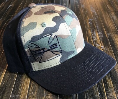 Limited Edition - Woodland Camo Black Solid Back