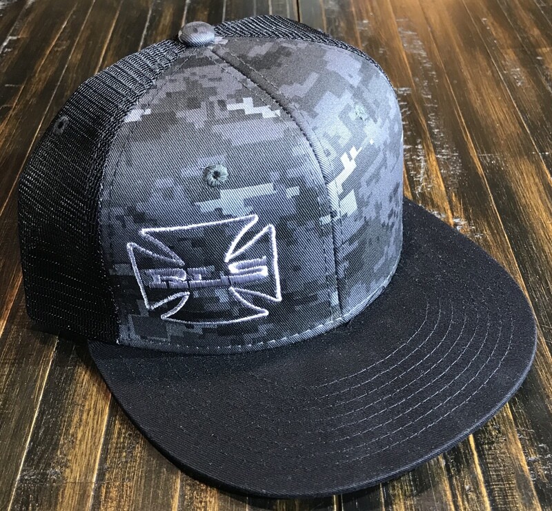 Black Camo Trucker