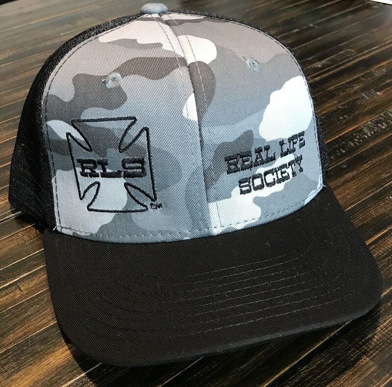 Cotton Curve Billl Trucker, BlK/Urban/BLK
