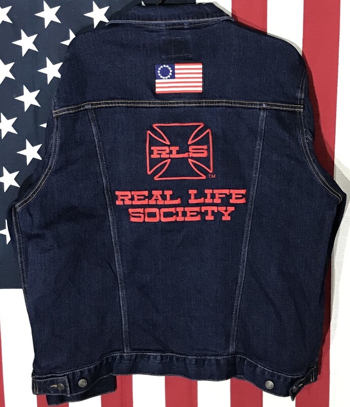 Betsy Ross Flag Jean Jacket