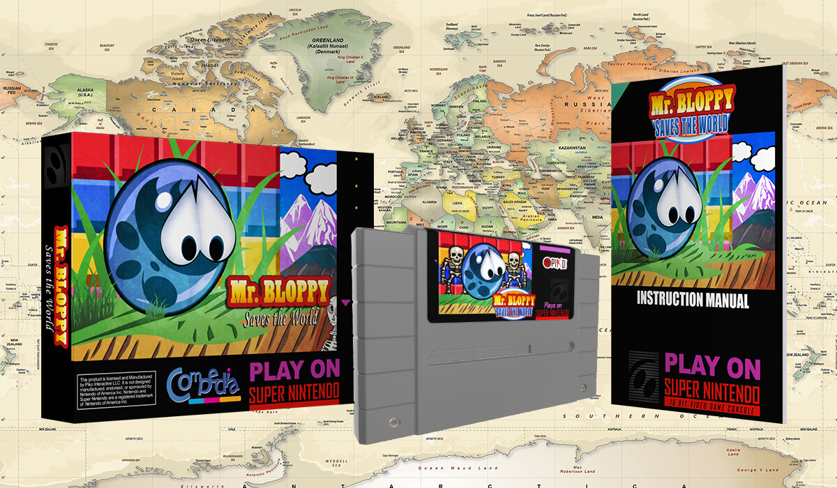 Mr. Bloppy Saves the World - SNES