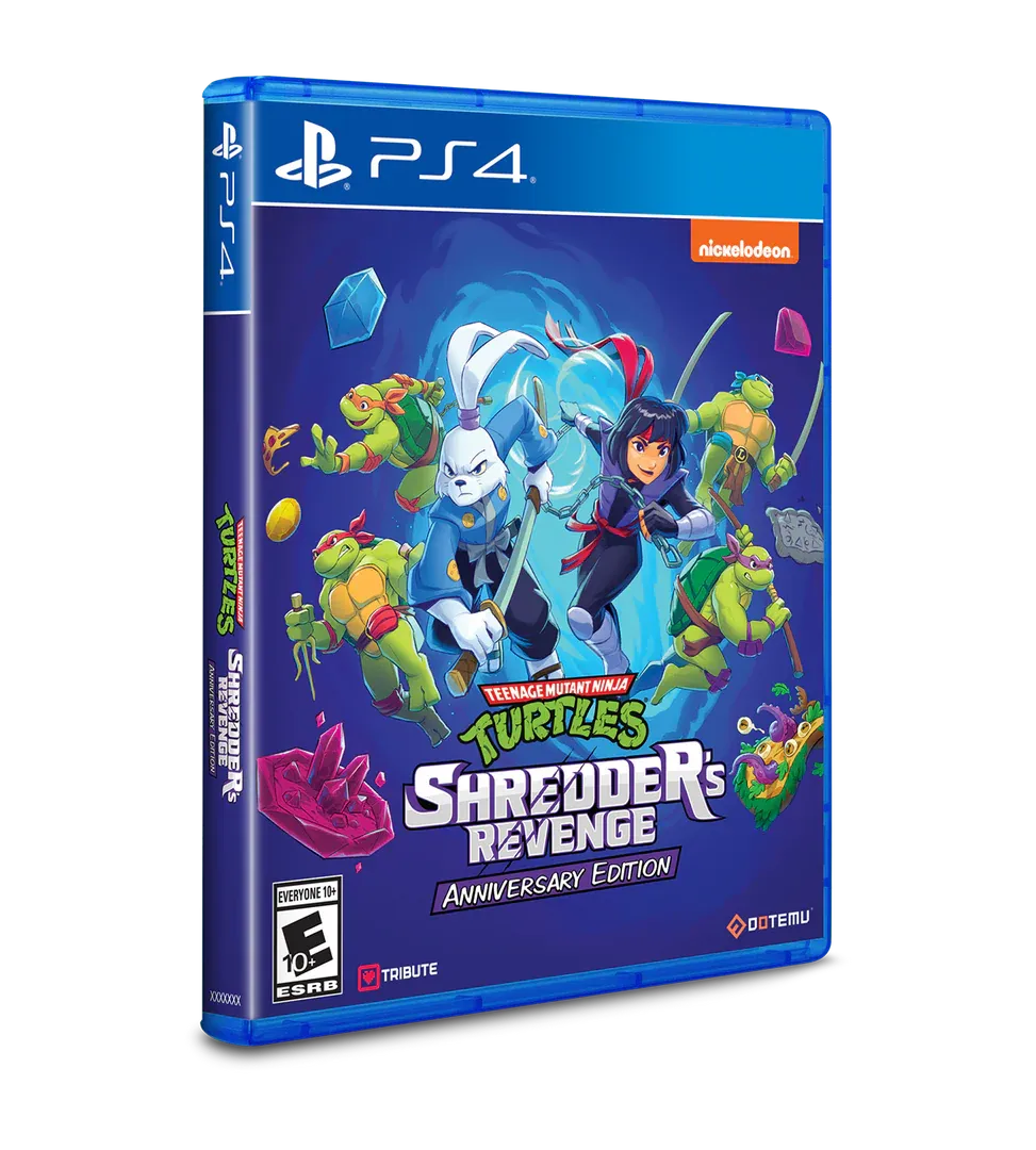 PS4 - TEENAGE MUTANT NINJA TURTLES: SHREDDER'S REVENGE ANNIVERSARY EDITION (LRG) (STANDARD)