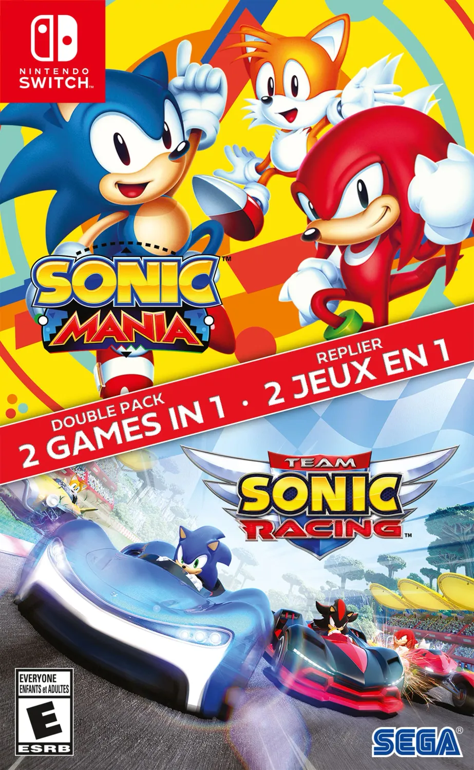 NSW - SONIC MANIA + TEAM SONIC RACING DOUBLE PACK