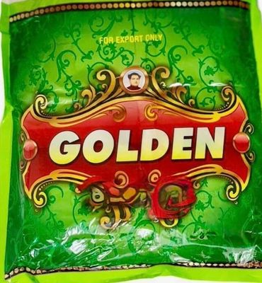 Golden Khaini Pouch
