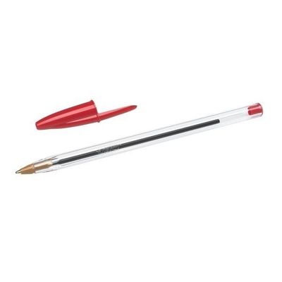 BIC CRISTAL PUNTA MEDIA ROSSA