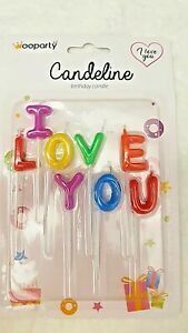 CANDELINE &#39;I LOVE YOU&#39; MULTICOLOR