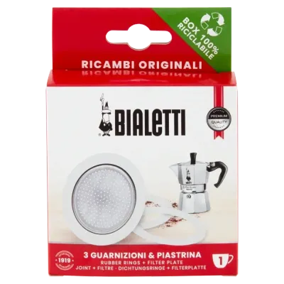 BIALETTI GUARNIZIONI 3PZ+PIASTRINA TZ1