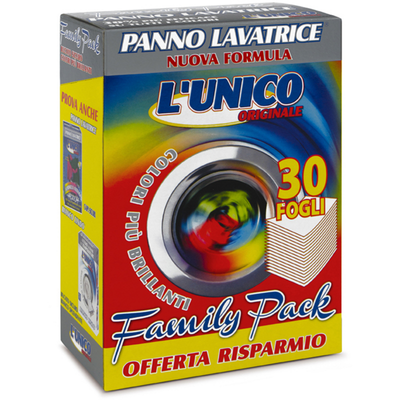 L&#39;UNICO PANNO LAVATRICE 30PZ