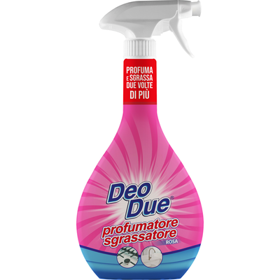 DEO DUE SGRASS.PROFUM. SPRAY 600ML ROSA