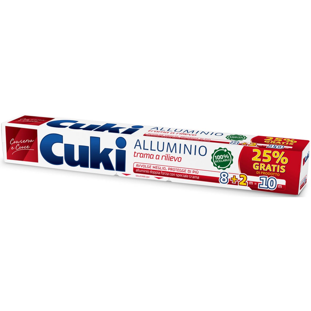 CUKI ALLUMINIO 8+2MT