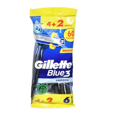 GILLETTE RASOIO BLUE3 PZ.4+2