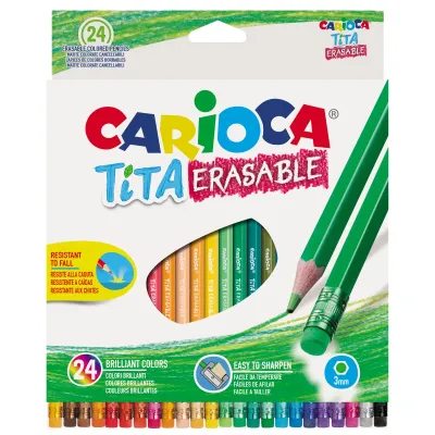 CARIOCA PASTELLI CANCELLABILI PZ24