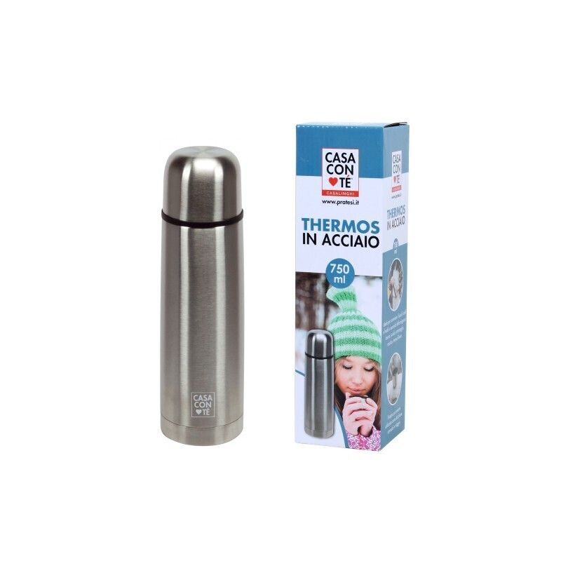 THERMOS 750ML ACCIAIO