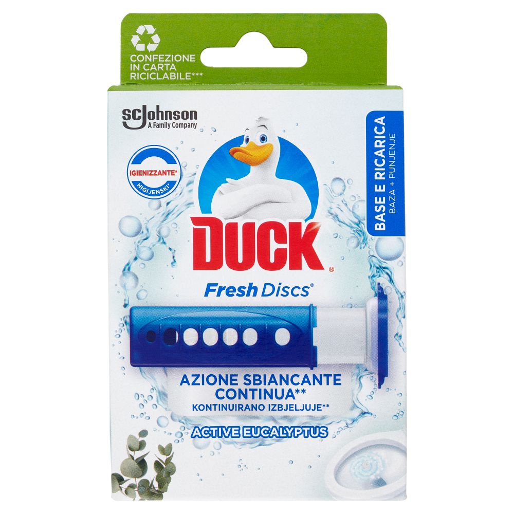 DUCK FRESH DISCS BASE 6 DISCHI AZIONE SBIANCANTE