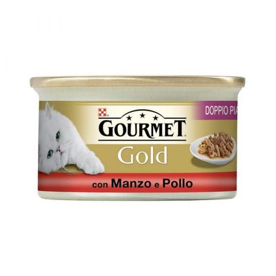 GOURMET GOLD 85GR MANZO E POLLO