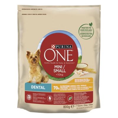 PURINA ONE DOG M/S DENTAL B.800gPOLcRISO