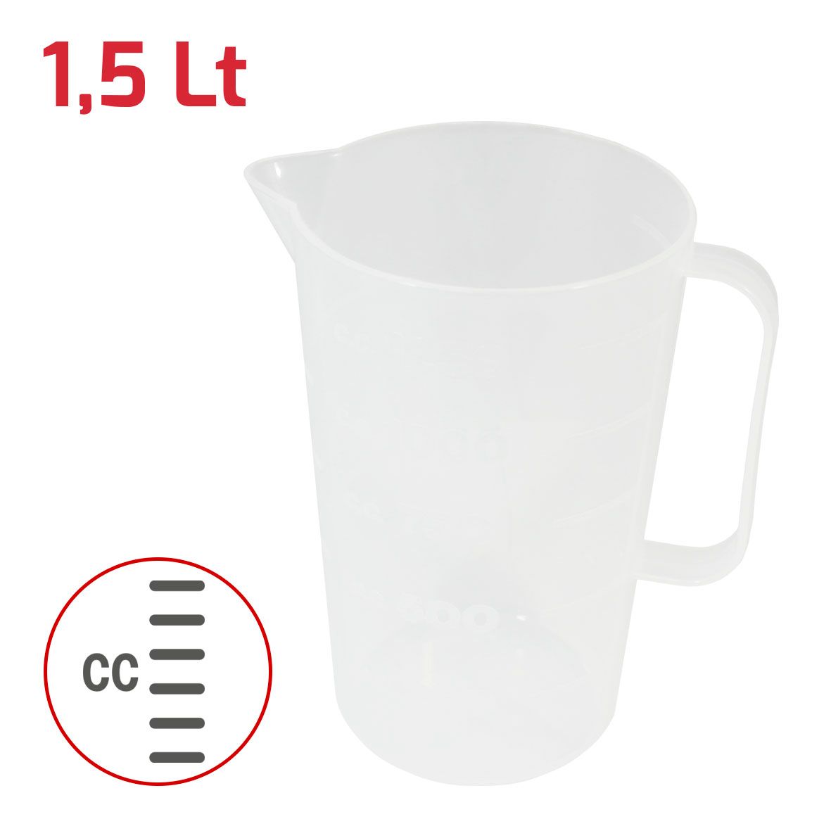 CARAFFA GRADUATA TAVOLA LT 1.5