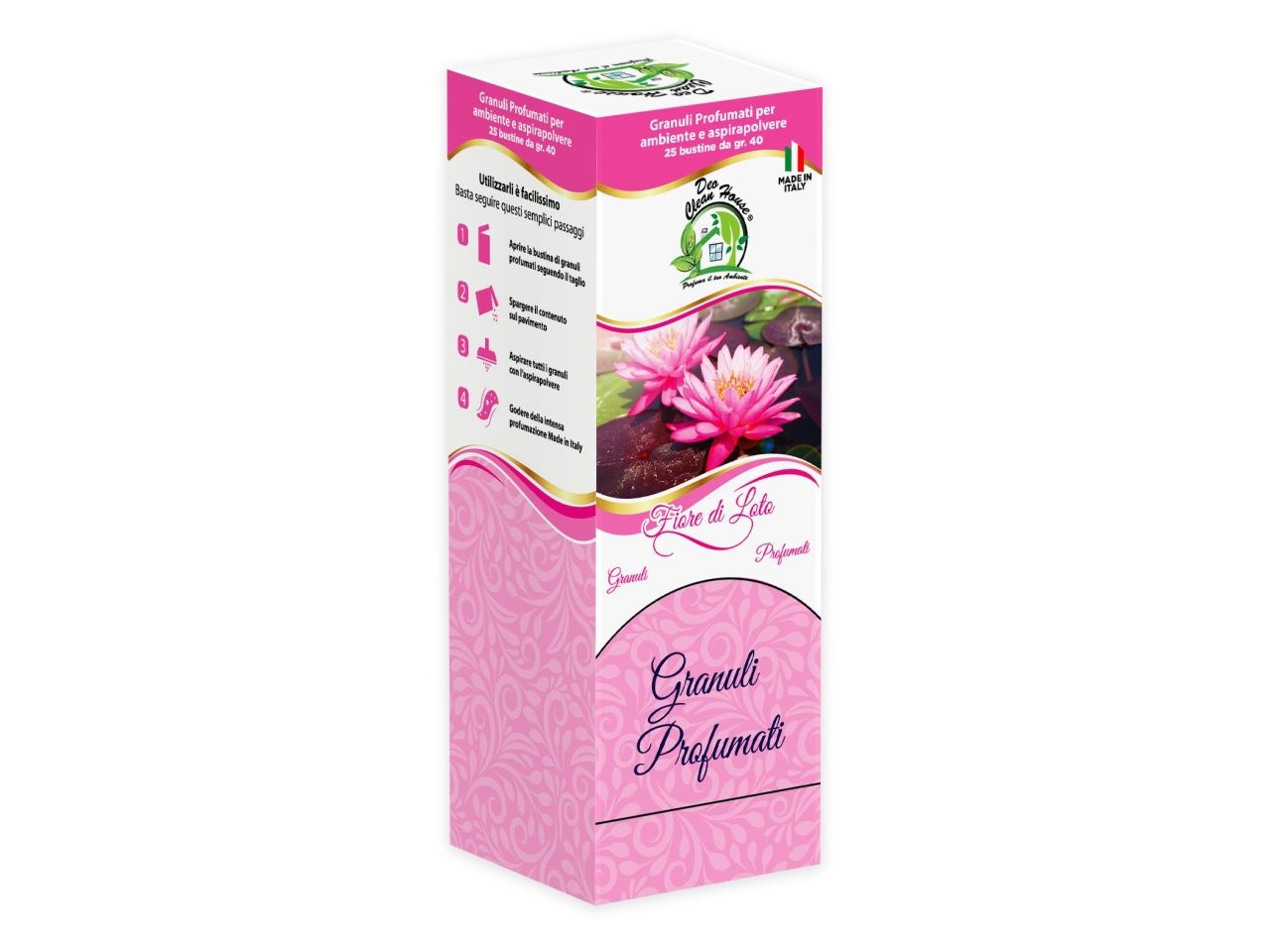 BUSTINA GRANULI PROFUMATI FIORI DI LOTO