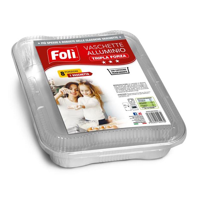 FOLI&#39;CONT.ALLUM.8 PORZ.+COP.PLAST.1PZ