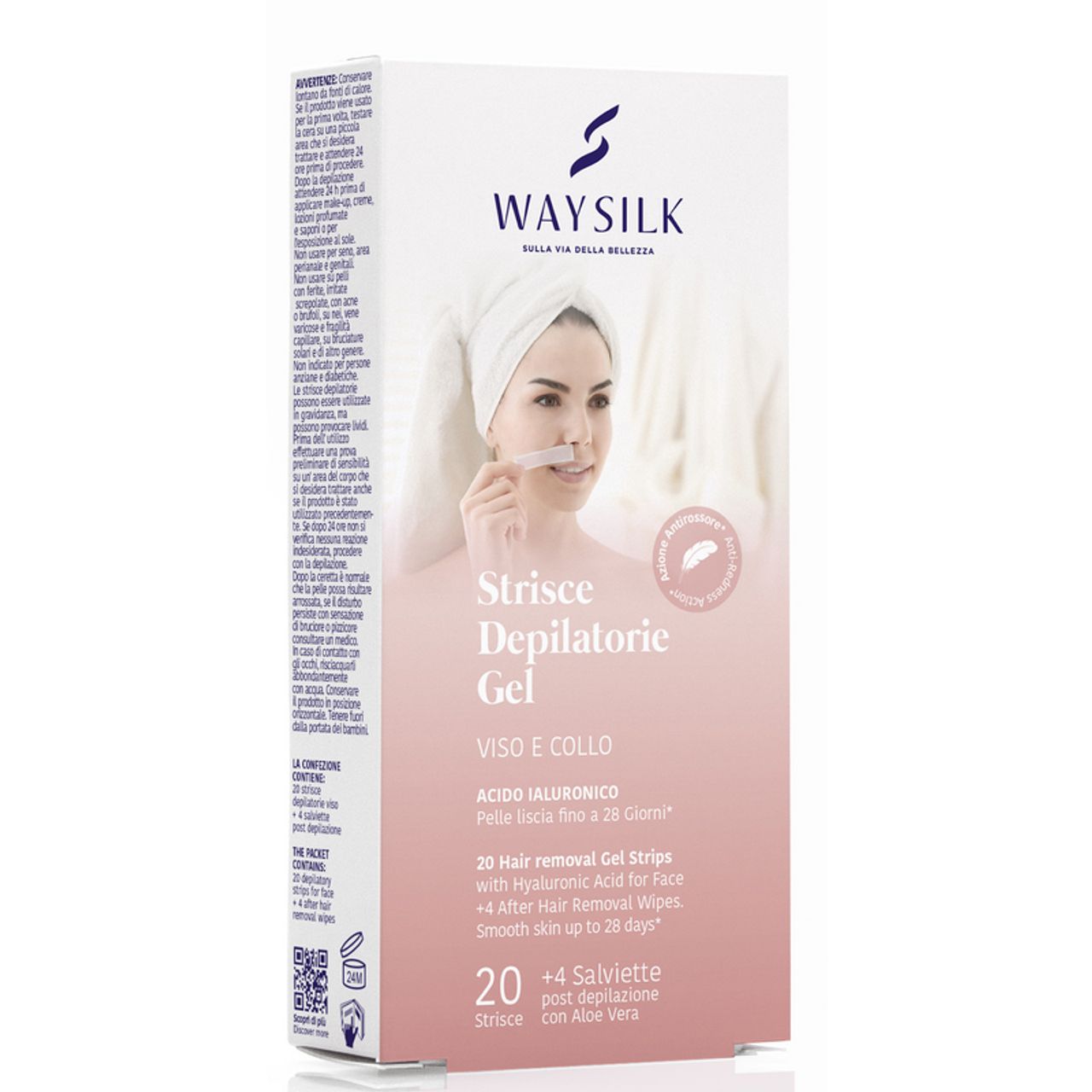 WAYSILK DEPIL.20 STRISCE GEL VISOeCOLLO