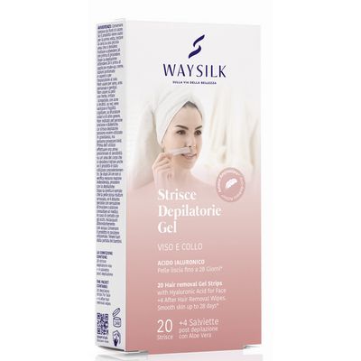 WAYSILK DEPIL.20 STRISCE GEL VISOeCOLLO